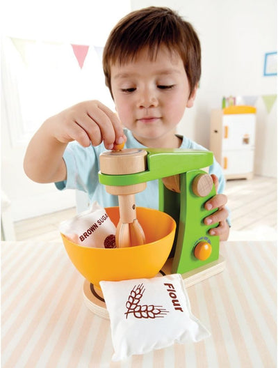 Hape 3104 - Mein Mixer Küchenspielzeug Einheitsgrösse Natur-grün, Einheitsgrösse Natur-grün