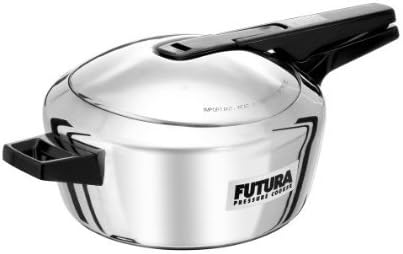 Hawkins/Futura F41 Schnellkochtopf, Edelstahl, Silber, 4-Liter, 4-Liter