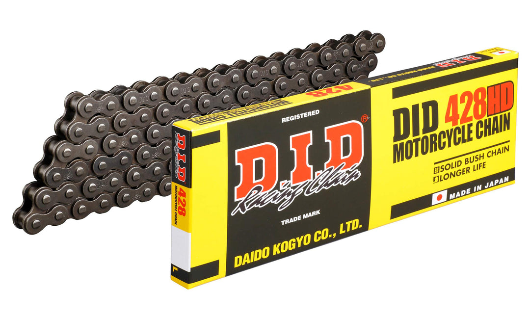 DID Kette 428 HD, 126 Glieder (Standard), offen mit Clipschloss