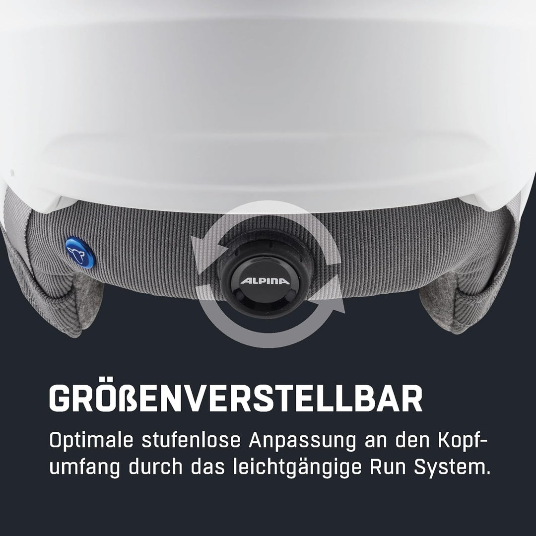 ALPINA Unisex - Erwachsene, ALTO V Skihelm white matt 59-63 cm, white matt 59-63 cm