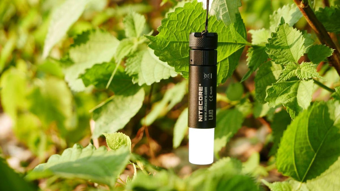 Nitecore LA10 - Campinglaterne, 3 Leuchtsufen, Magnetboden, AA-Batterie