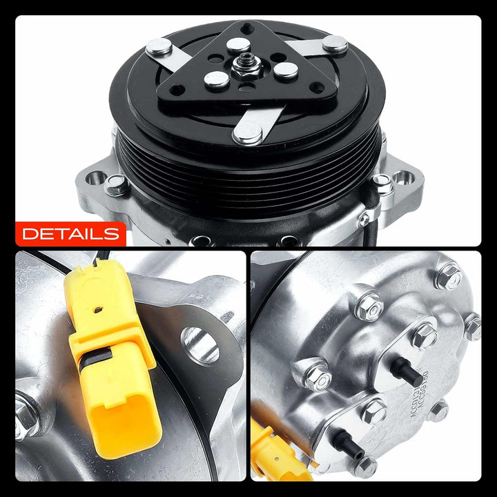 Frankberg Klimakompressor Kompatibel mit C5 I DC 2.0L-2.2L 2001-2004 Jumper 244 Z 2.0L-2.8L 2002-200