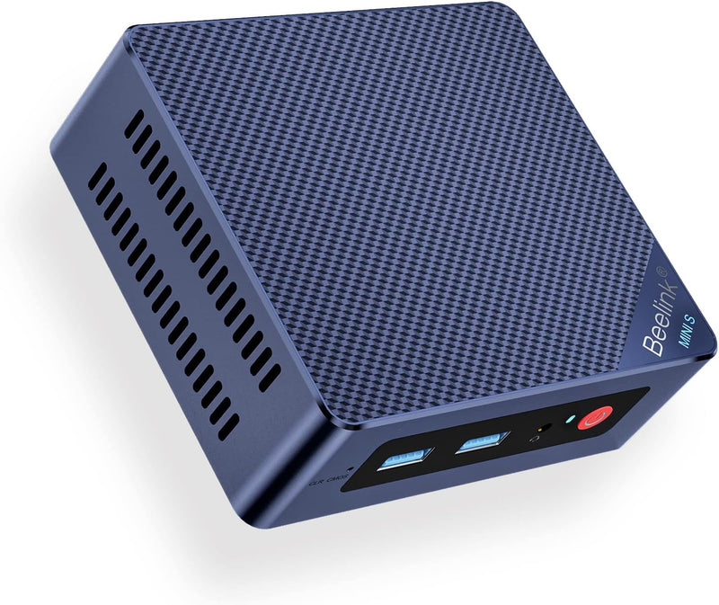 Beelink Mini S12 Mini PC, Intel 12. Prozessor N100 (4C/4T, bis zu 3.4Ghz), 16G DDR4 500G SSD Mini Co