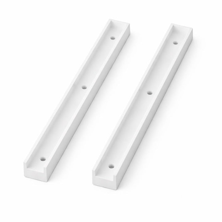 6X Schienen kompatibel mit IKEA Kallax Regal passend für IKEA Trofast Boxen DIY-Weiss, Weiss