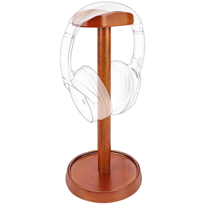 GEEKRIA Holz-Kopfhörerständer für Over-Ear, Gaming Headset-Halter, Schreibtisch-Anzeigehalter mit Ab