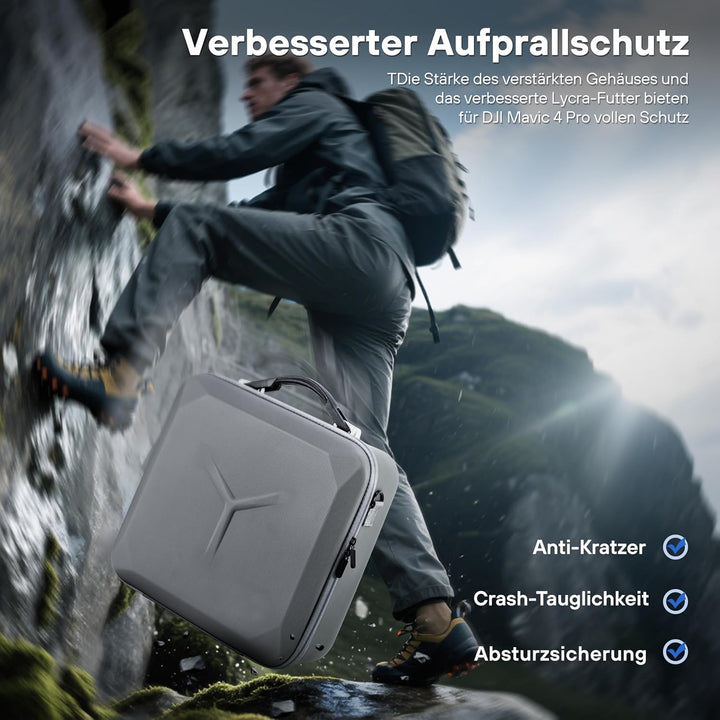 STARTRC PHOTO Mavic 4 Pro Case, Tasche aus PU für DJI Mavic 4 Pro Fly More Combo mit RC 2 Controller
