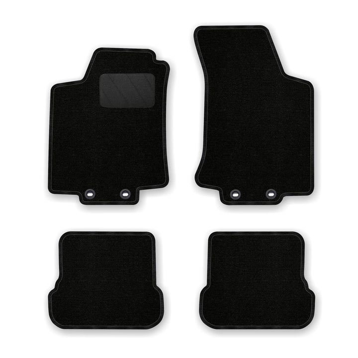 Bär-AfC Auto Fussmatten Classic passend für VW Golf 4 Cabrio 1998-2002, Autoteppiche Nadelvlies Schw