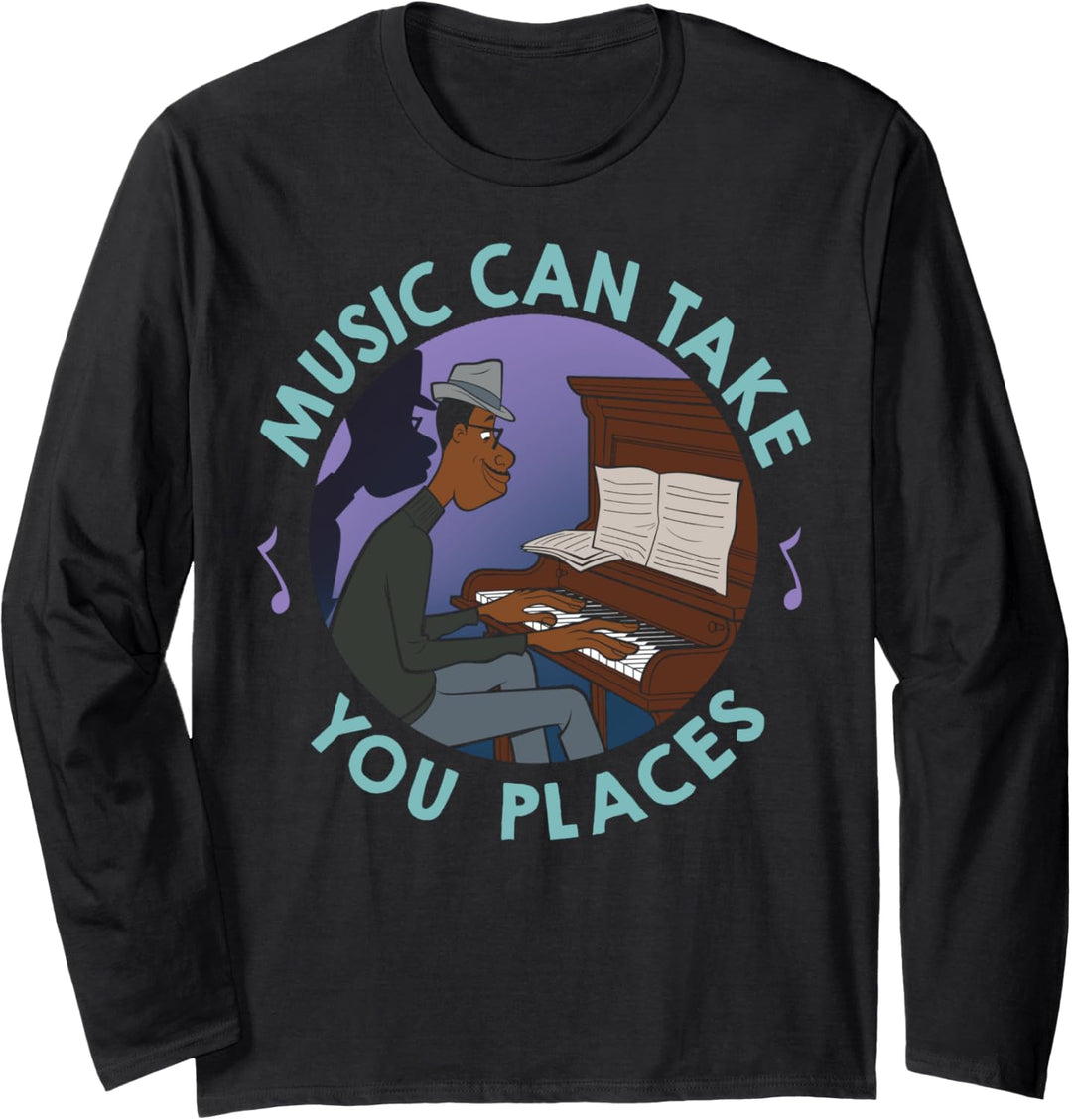 Disney Pixar Soul Joe Music Can Take You Places Langarmshirt