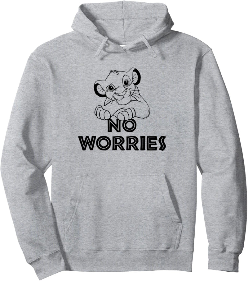 Disney The Lion King Simba No Worries Pullover Hoodie