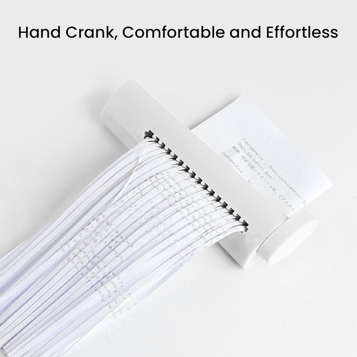 BRRNOO Handy Paper Shredder Tragbares Handbuch Dokument Shredder Effizientes Papierschneidwerkzeug f
