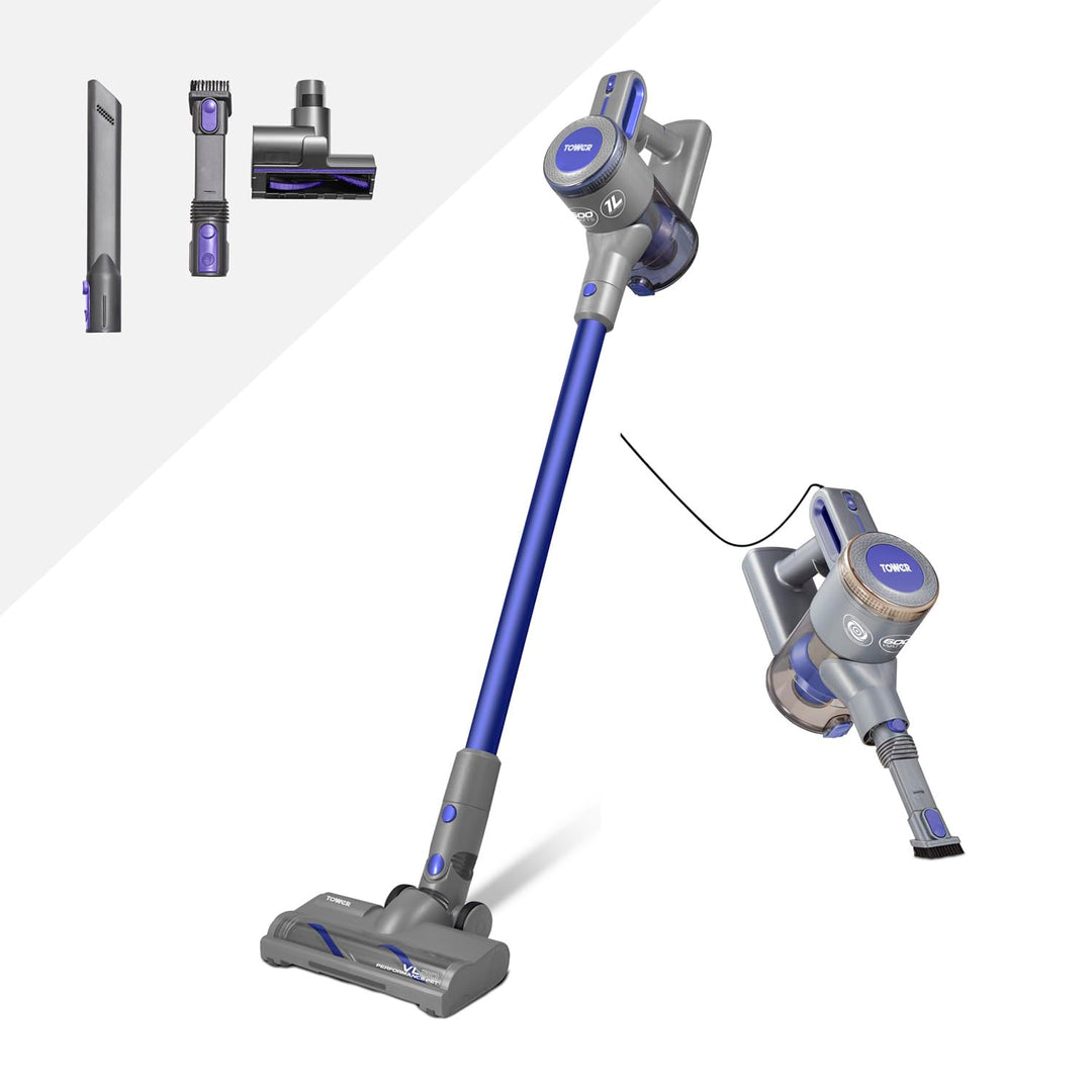 Tower T513006 VL20 3-in-1 Leistungsstarker Staubsauger mit Kabel mit HEPA-Filter & Haustierbürste, 1