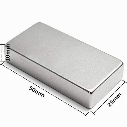 High-Performance Neodym Magnet Quader N52 50x25x10 mm| Neodymium Magnet rechteckig Permanentmagnet|