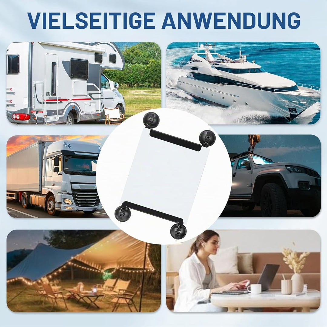 DANLIKT Starlink-Mini-Saugnapfhalterung für stabilen Satellitenempfang, Sonnendächer, Fenster und gl