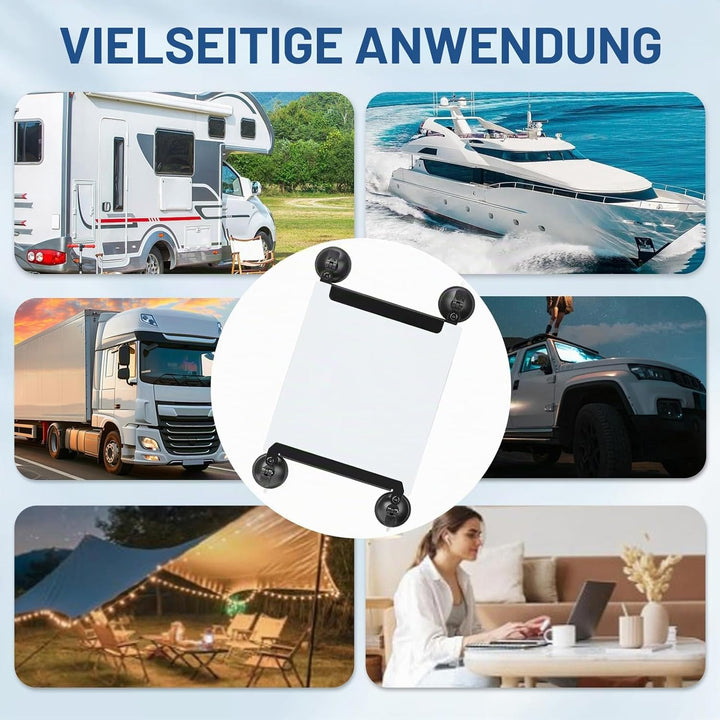 DANLIKT Starlink-Mini-Saugnapfhalterung für stabilen Satellitenempfang, Sonnendächer, Fenster und gl