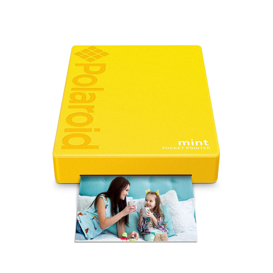 Polaroid Mint: Taschendrucker mit Zink-Papier. Bluetooth für Android- und iOS-Geräte. Druckt in selb