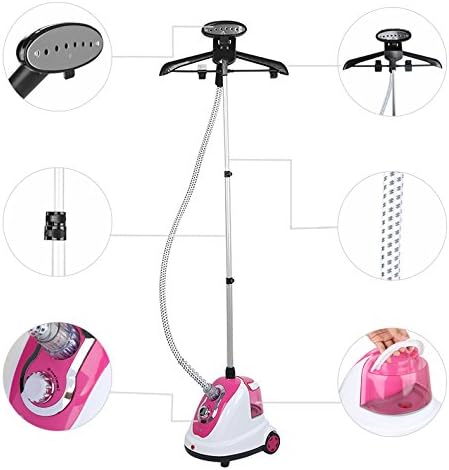 Dampfglätter 1700 W - Vertikal Steamer, Höhenverstellbar, Mit Kleiderbügel und Dampfständer für Klei