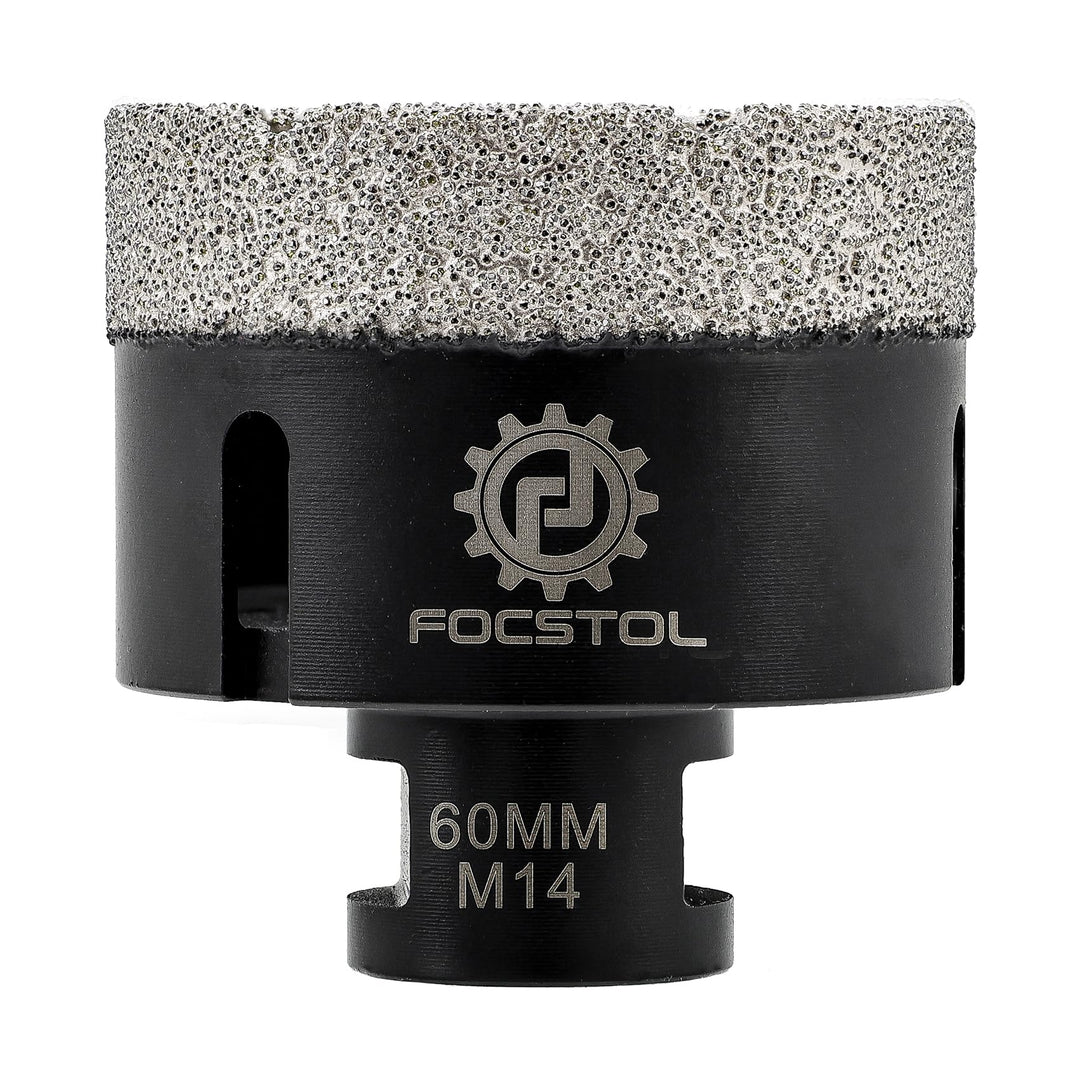 FOCSTOL Diamant Fliesenbohrer 60mm Vakuumgelötete Diamant Lochsäge für Porzellan Keramik Fliese Marm