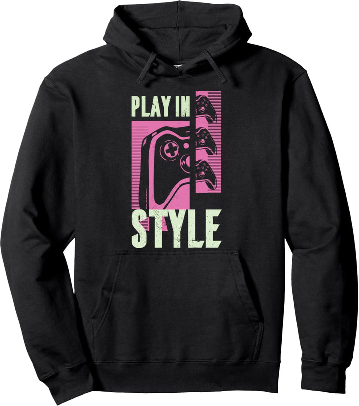 Gaming Artwork für einen Spieler Pullover Hoodie