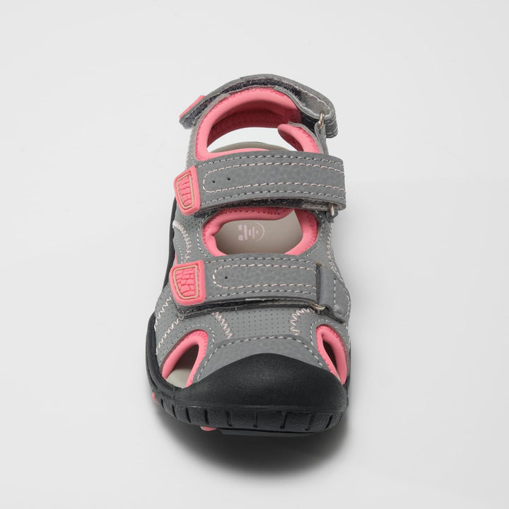 Kamik Mädchen Seaturtle2 Geschlossene Sandalen 22 EU Hellgrau Pink, 22 EU Hellgrau Pink