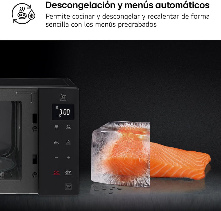 LG - Mikrowelle, Grill, Smart Inverter Schwarz
