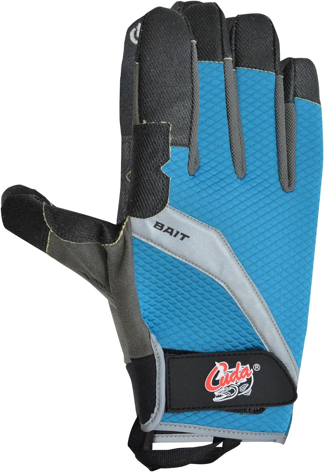 Cuda Fischerhandschuhe Bait M blau/schwarz, M blau/schwarz