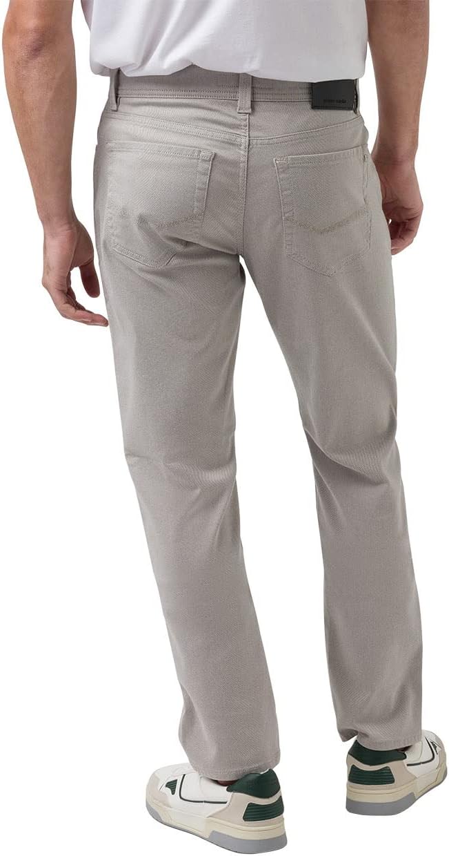 Pierre Cardin Herren Hose Lyon | Männer Jeans, Stoffhose | Tapered Fit 32W / 34L Pelican, 32W / 34L