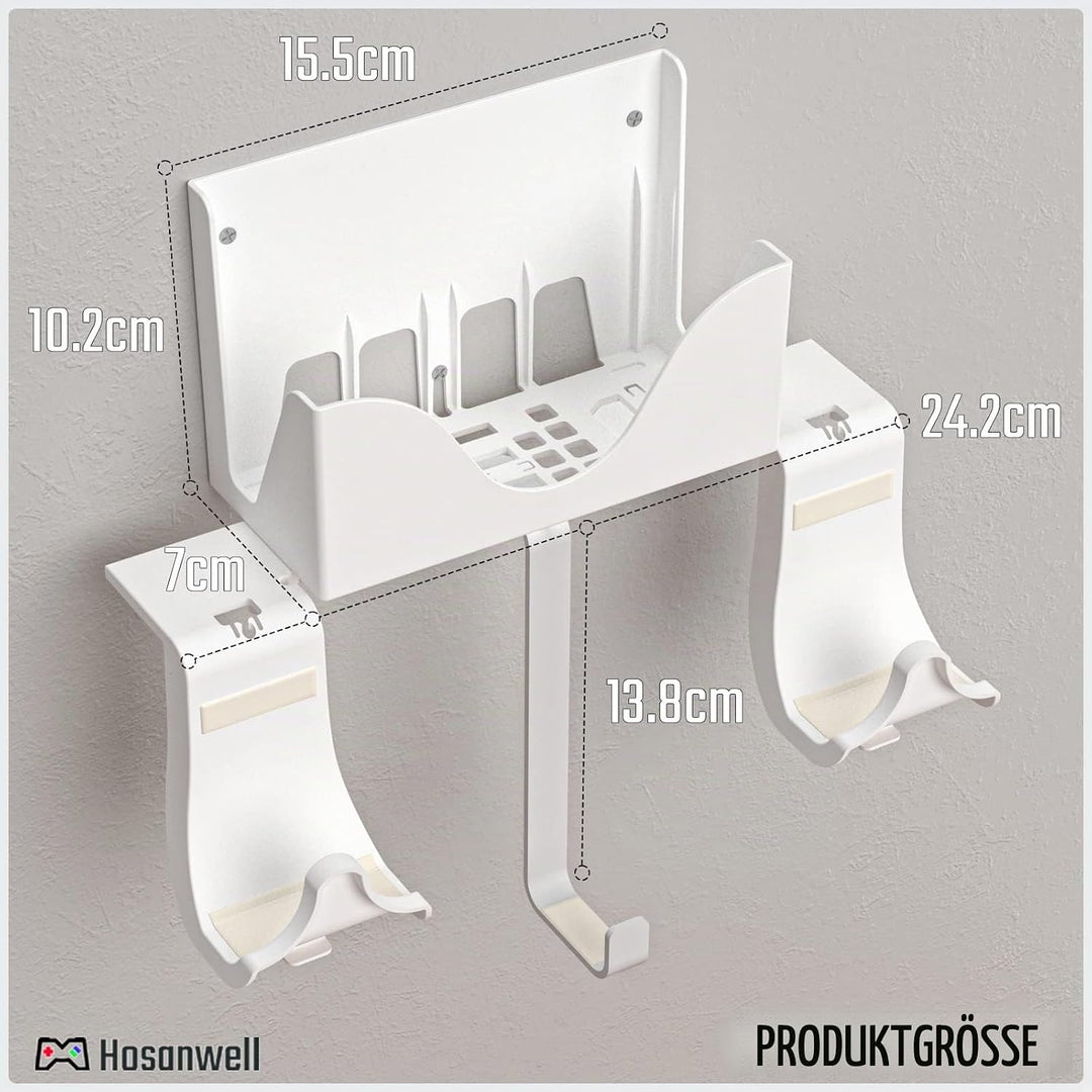 Hosanwell Xbox Series S Wandhalterungs, Halterungs Wand für Xbox Series S Konsole und Controller und