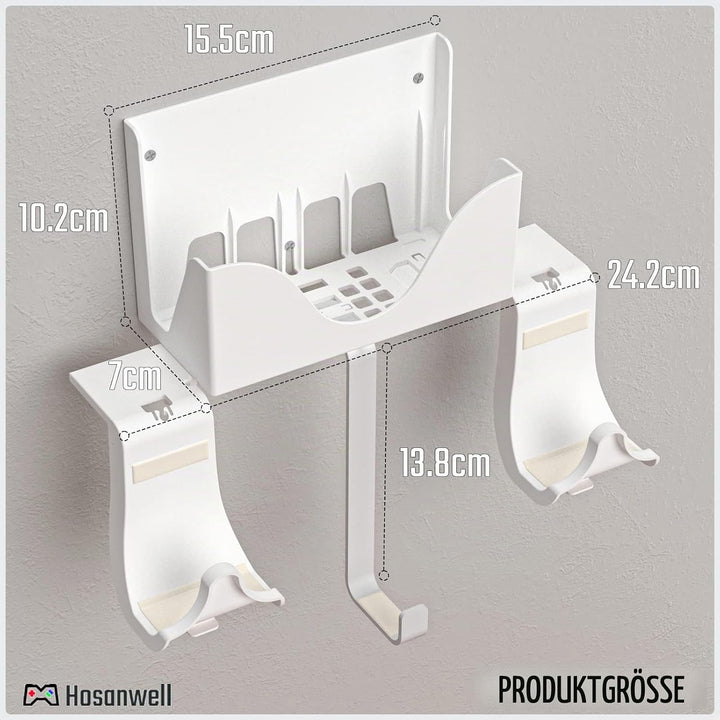 Hosanwell Xbox Series S Wandhalterungs, Halterungs Wand für Xbox Series S Konsole und Controller und