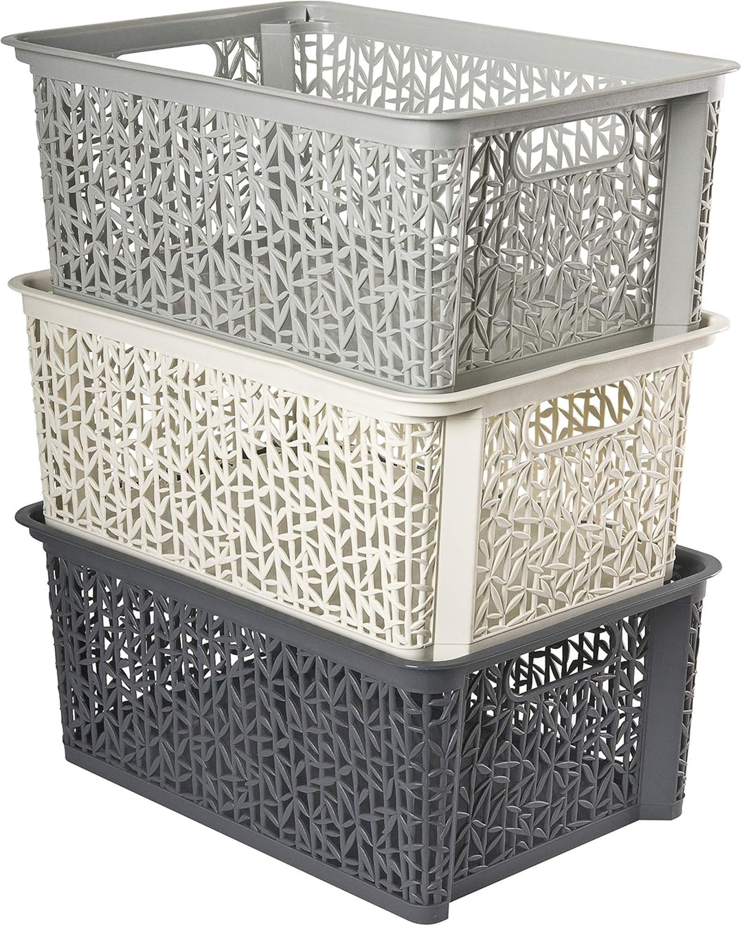 BranQ - Home essential Universeller, multifunktionaler, erstellbarer Aufbewahrungskorb in Bamboo Des