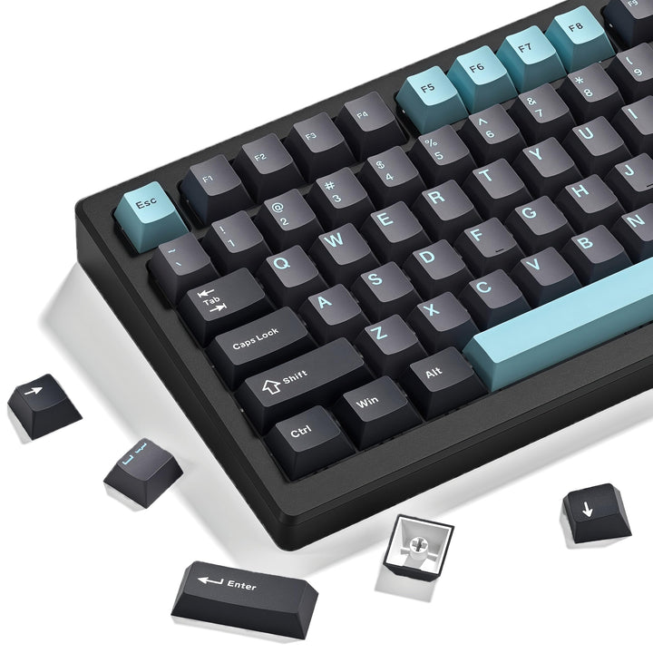 dagaladoo Double Shot PBT-Tastenkappen-Set, benutzerdefinierte Tastatur-Tastenkappen, komplettes Set