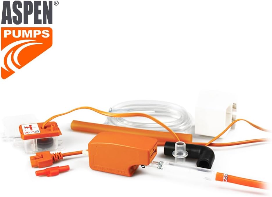 Aspen Pumps FP3313 | MS-950 silent+ Mini Orange Kondensatpumpe für Klimaanlagen