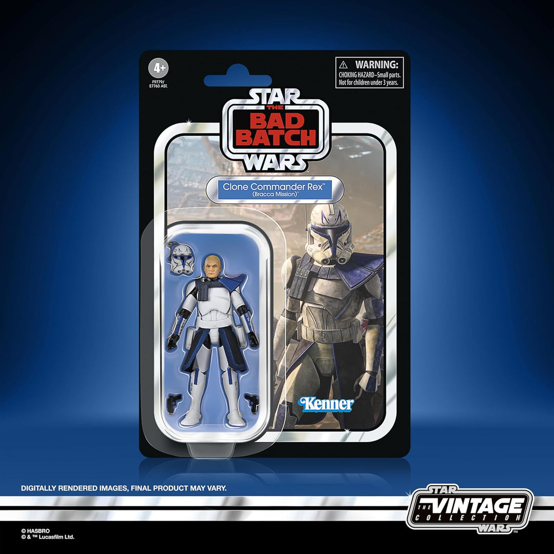 Star Wars The Vintage Collection Klon-Kommandant Rex (Bracca Mission), Action-Figur The Bad Batch (S