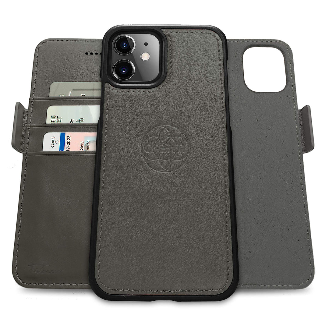 Dreem Fibonacci 2in1 Handyhülle Flipcase für iPhone 12 Mini | Magnetisches iPhone Case | TPU Etui Le