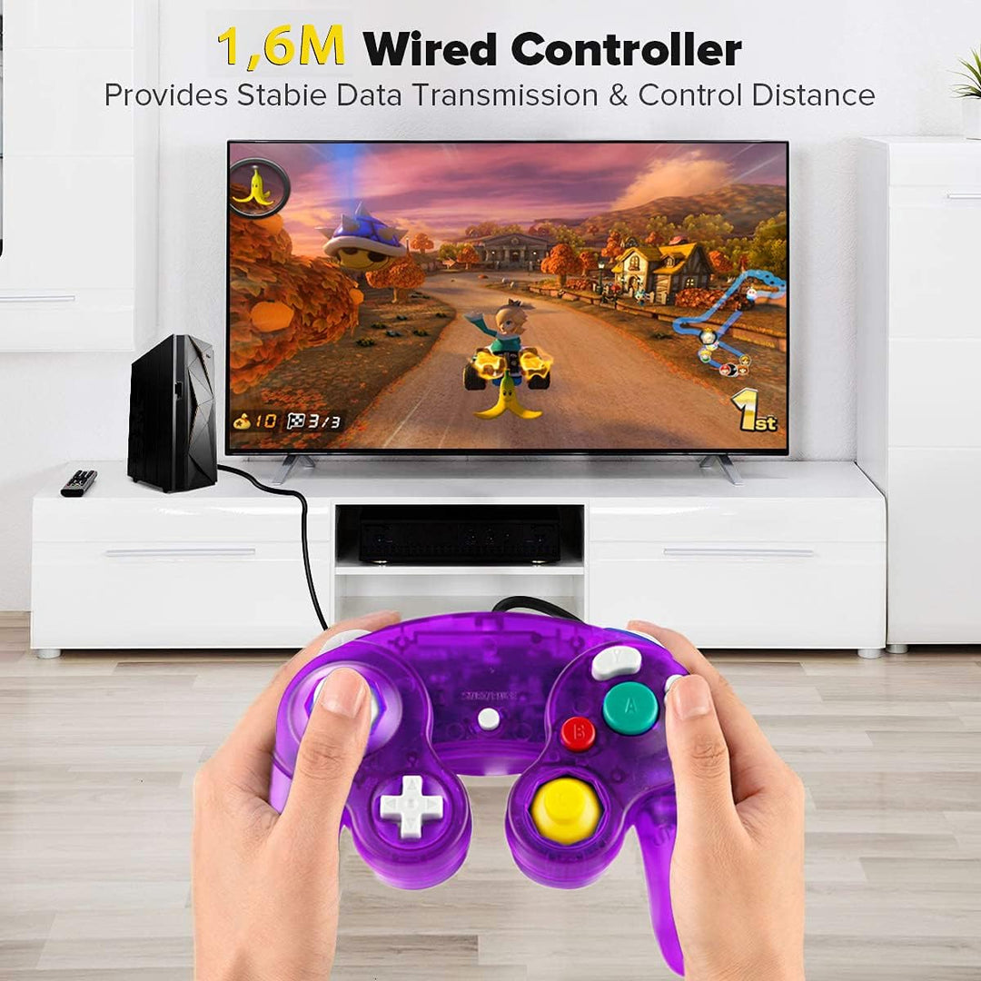 SONVIEE Controller für Game Cube,Wired NGC Controller für Game Cube Classic Game Cube NGC Controller