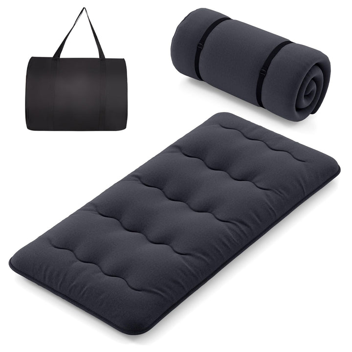 COSTWAY Japanische Futon Matratze, Tatami-Matte, Bodenmatratze, Klappmatratze mit waschbarem Bezug,