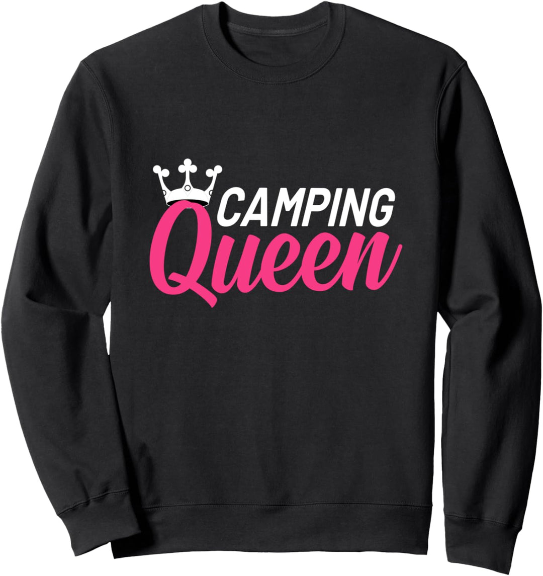 Camping Queen Camping Königin - Lustiges Camperin Geschenk Sweatshirt