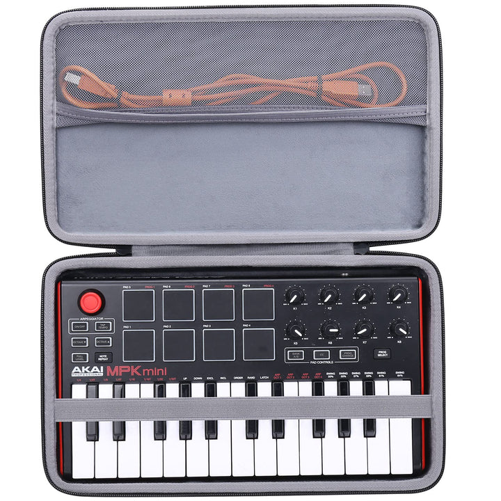 co2CREA Case Hart reiseschutzhülle Etui Tasche für AKAI Professional MPK Mini MK3 /MPK Mini MKII 25-