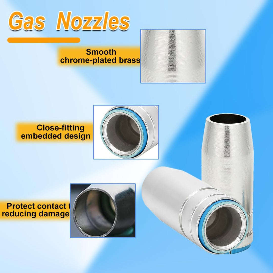 MB25 25AK Verschleissteile Set-Schweissbrenner-Zubehörset für MIG/MAG Schweisszubehör, bestehend aus
