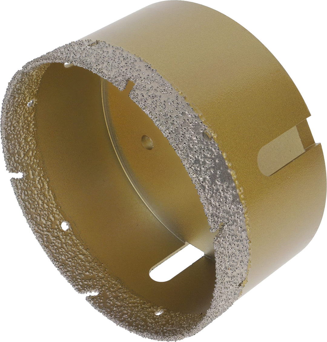 PRODIAMANT Profi Fliesenbohrer Fliese 110 mm x M14 Diamantbohrer Winkelschleifer für trockenbohren i