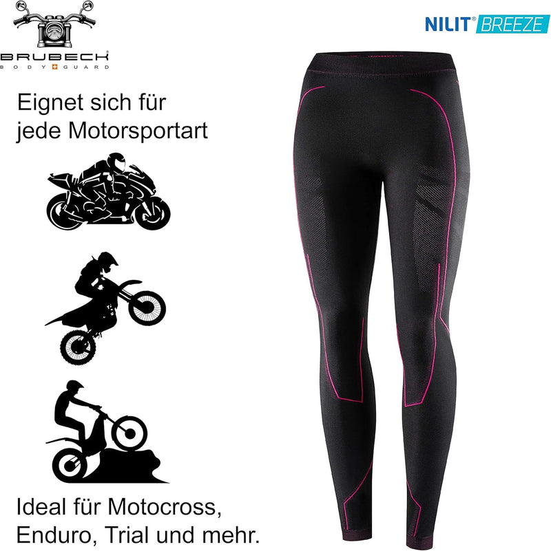 BRUBECK Motorrad Funktionswäsche Damen | Motorradunterwäsche | Funktionshose | Funktionsshirt | Funk