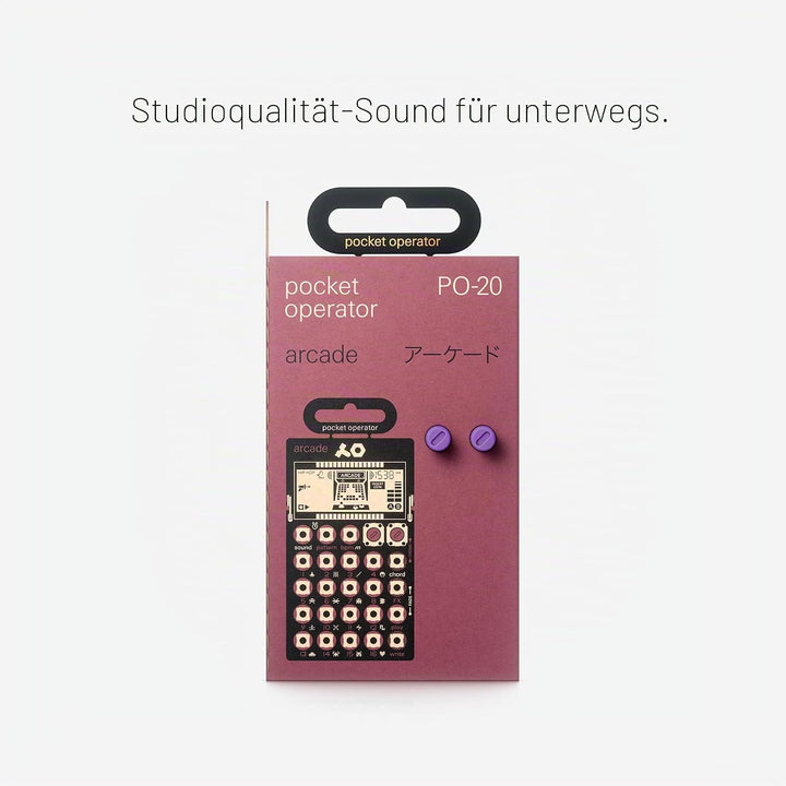 Teenage Engineering PO-20 arcade Synthesizer und Sequencer (Pocket Operator mit 16 Chords, LCD Displ