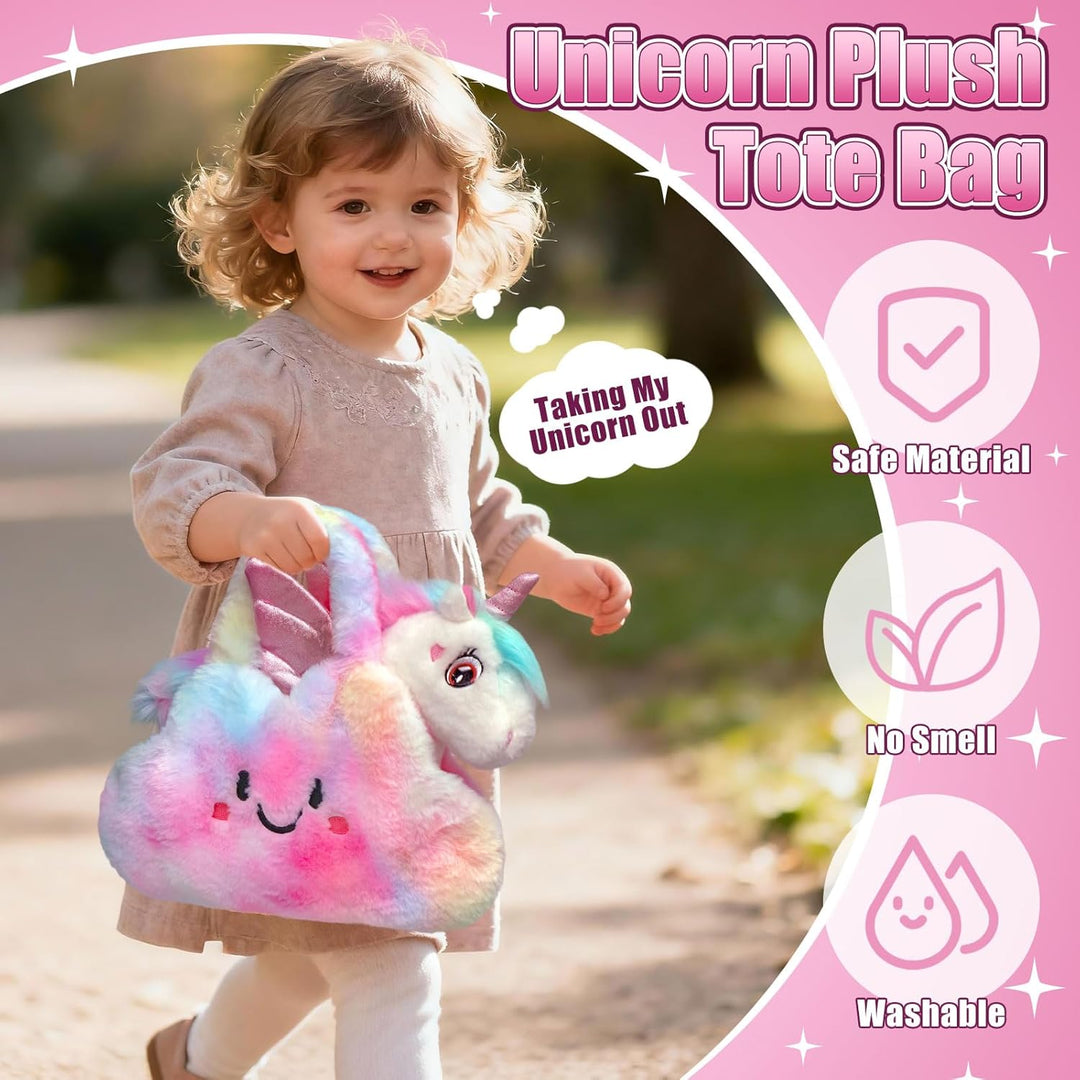 Kuscheltier Einhorn Spielzeug 3 4 5 6 7 8 Jahre, Plüschtier Haustier Interaktives Elektrischer Spiel