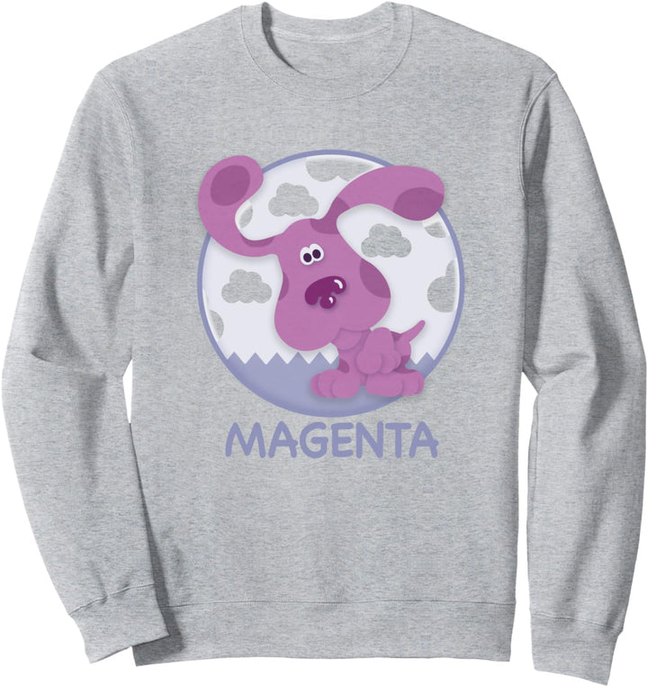 Blue's Clues Magenta Simple Portrait Sweatshirt