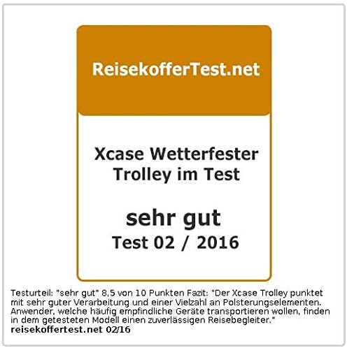 Xcase Schutzkoffer Trolley: Staub- und wasserdichter Trolley-Koffer, gross, IP67 (Schutzkoffer gross