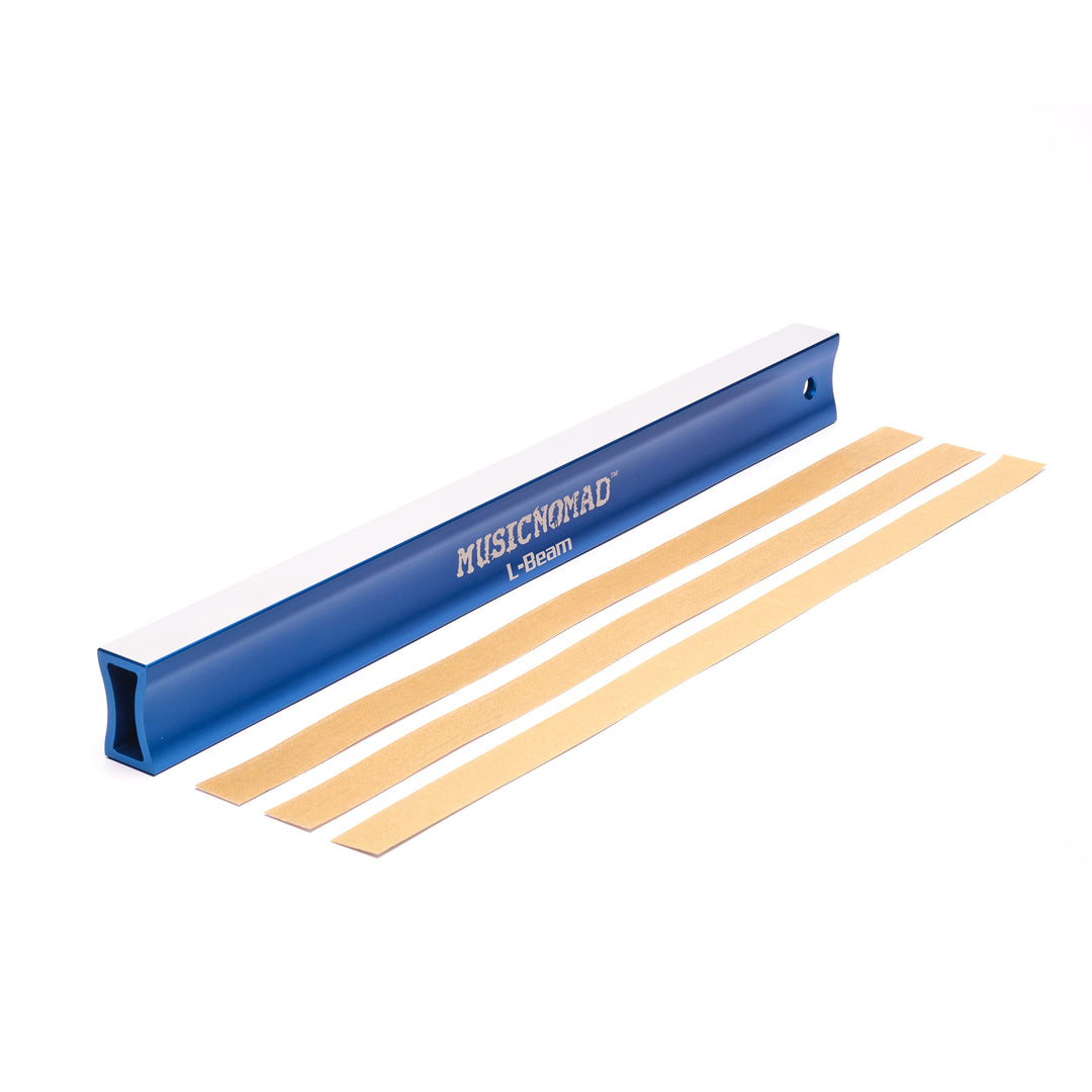 MusicNomad Fret Leveler (MN811) - Leveling (L-Beam) 17.6" (45 cm) for Acoustic and Electric Guitars