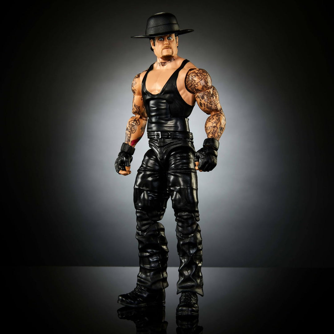Mattel WWE Elite Collection Actionfigur, SummerSlam Undertaker Sammlerstück mit Zubehör & Schiedsric