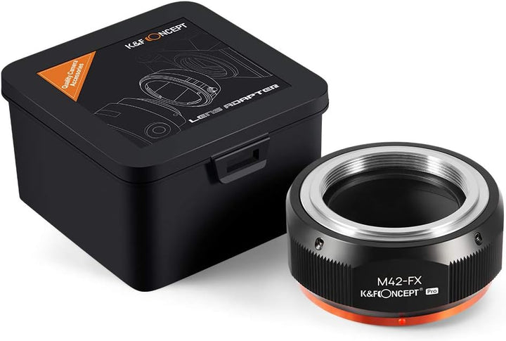 K&amp;F Concept M10115 M42-FX Hochpräziser Objektivadapter für M42-Objektiv zum Fujifilm Fuji X-Serie X