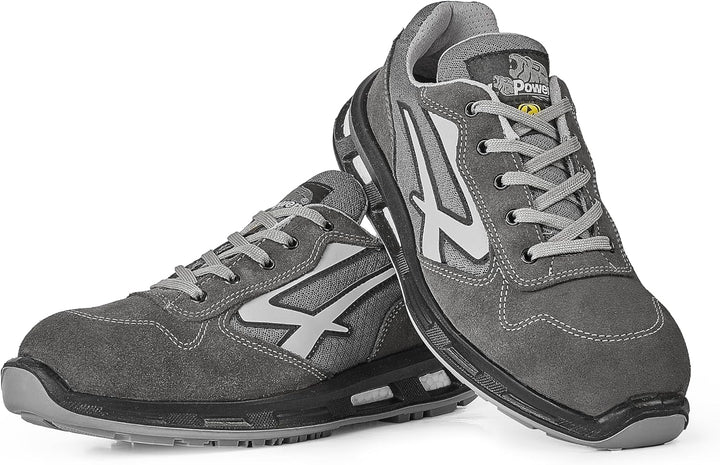 U-Power Red Lion Push, Unisex-Sicherheitsschuhe, leichte, flexible, pannensichere Lederturnschuhe, m