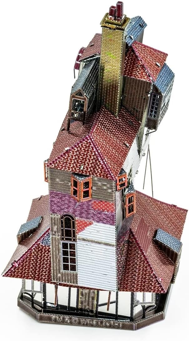 Fascinations MMS476 Metal Earth Metallbausätze - Harry Potter Fuchsbau The Burrow, lasergeschnittene