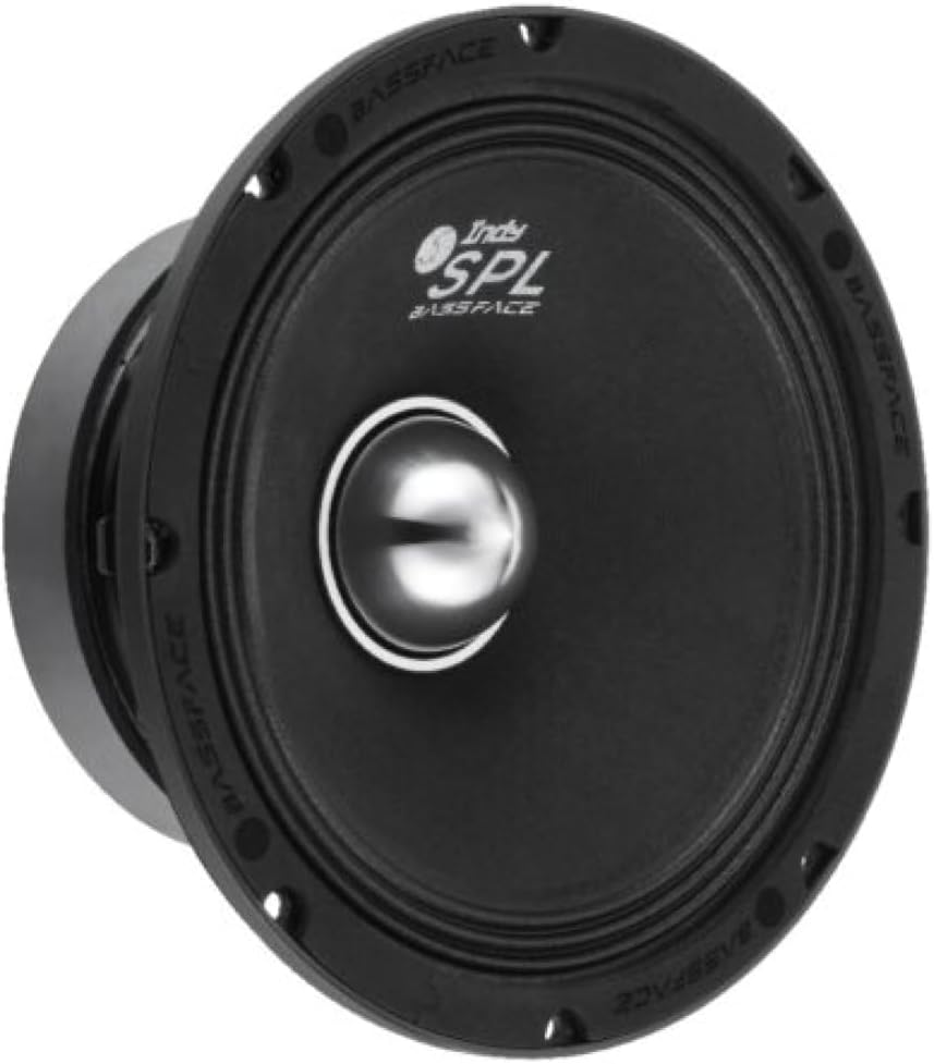 1 BASS FACE INDY SPL8M/4 professioneller midrange 20 cm 200 mm 8" Durchmesser 250 Watt rms und 500 W